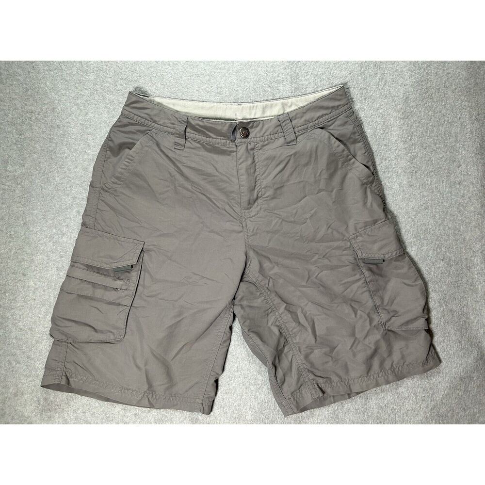 REI Cargo Short Womens Size 2 W29 Board Shorts Nylon Hiking Fishing Stretch Grey